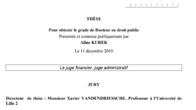le juge financier, juge administratif