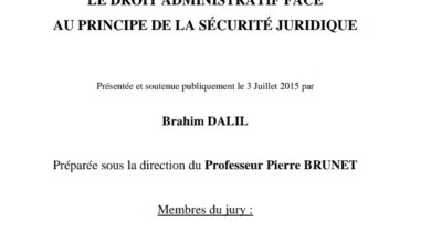 LE DROIT ADMINISTRATIF