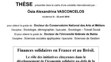 Finances solidaires en France et au Brésil