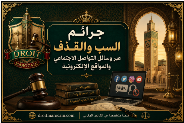 جرائم السب والقذف عبر وسائل التواصل الاجتماعي والمواقع الإلكترونية